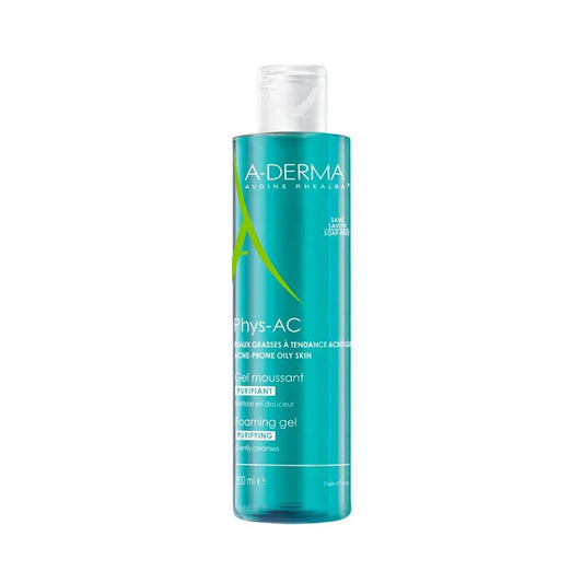 A-derma Phys-AC Foaming Gel Purifying 200 mL - Medaid