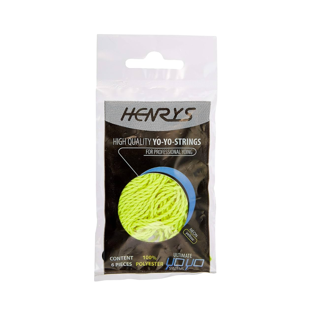 Henrys Yo-Yo String-Set Fluorescent Yellow - Medaid International