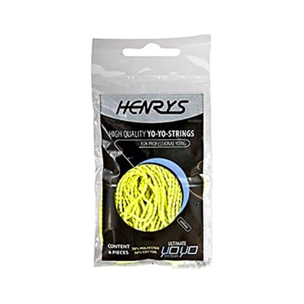 Henrys Yo-Yo String-Set Fluorescent Yellow - Medaid International