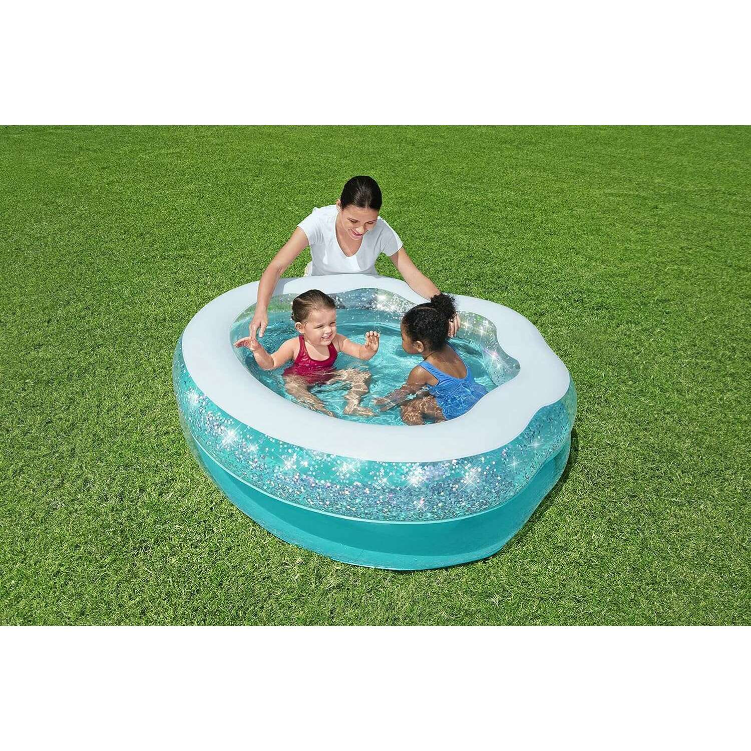 Sparkle Shell Kiddie Pool 150x127x43cm - Medaid International