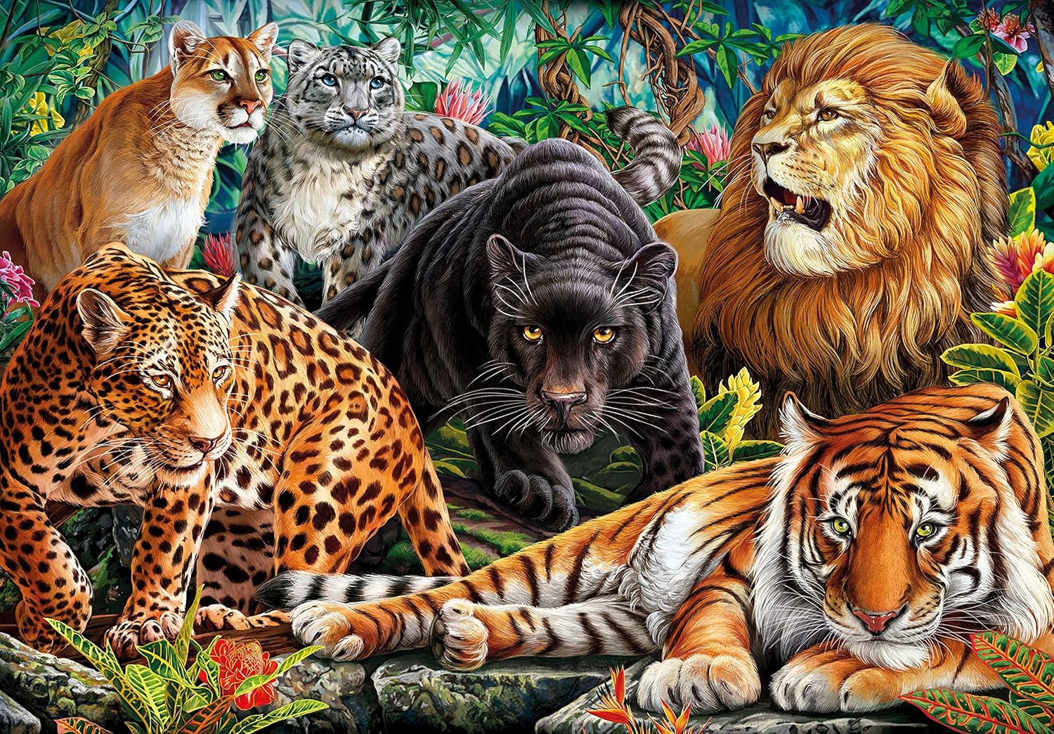Puzzle PZL 500 HQC WILD CATS - Medaid International
