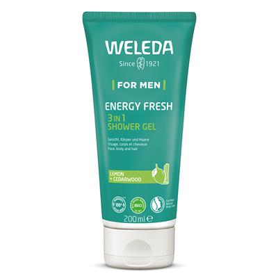 WELEDA Men's Energy Fresh 3in1 Shower Gel 200ML - Medaid - Lebanon