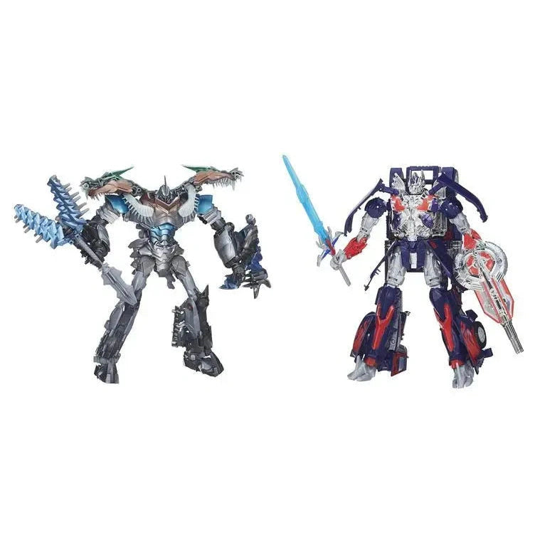 Transformers Leader Class Grimlock & Leader Class Optimus Prime Action Figure by Hasbro - Medaid International