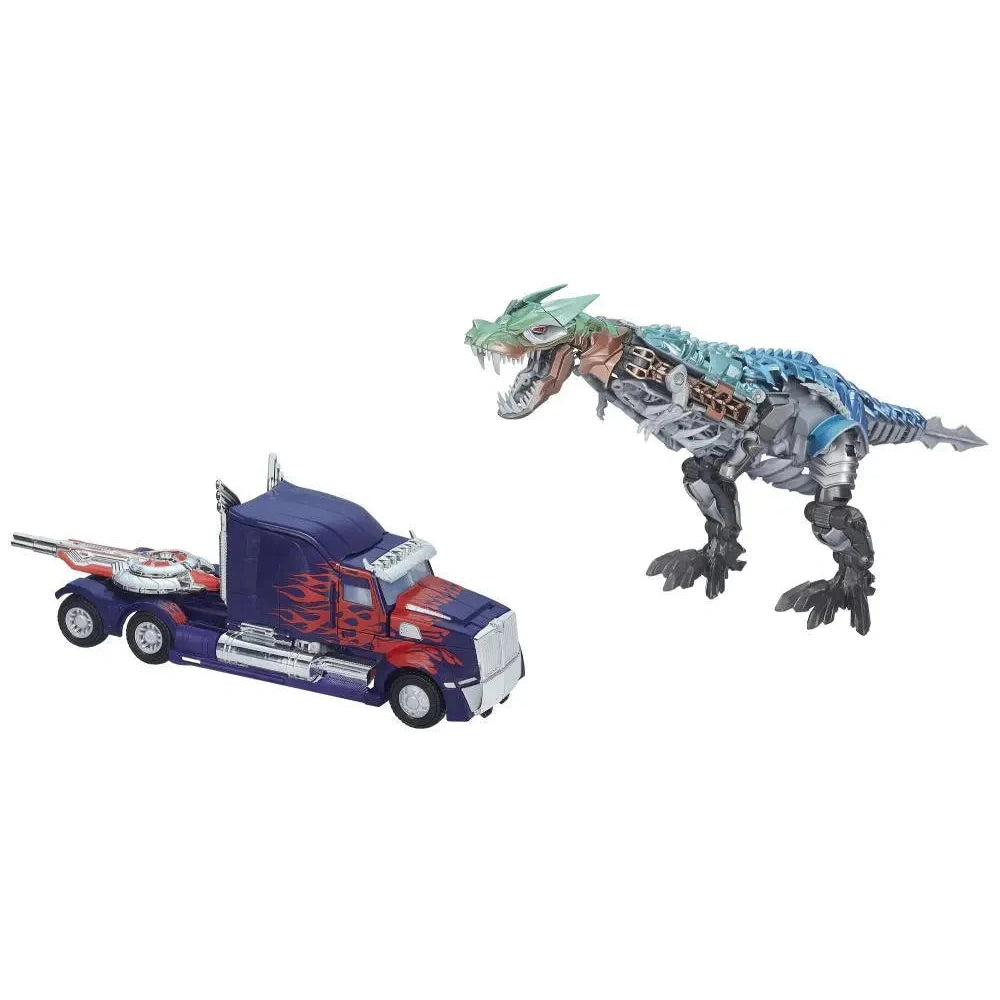 Transformers Leader Class Grimlock & Leader Class Optimus Prime Action Figure by Hasbro - Medaid International