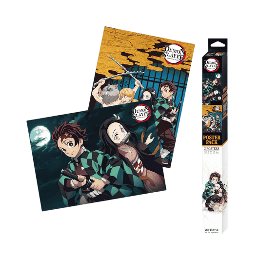 DEMON SLAYER - Set 2 Chibi Posters - Series 2 (52x38) x4 - Medaid International