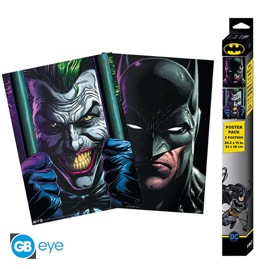 DC COMICS - Set 2 Chibi Posters - Batman and Joker - Medaid International