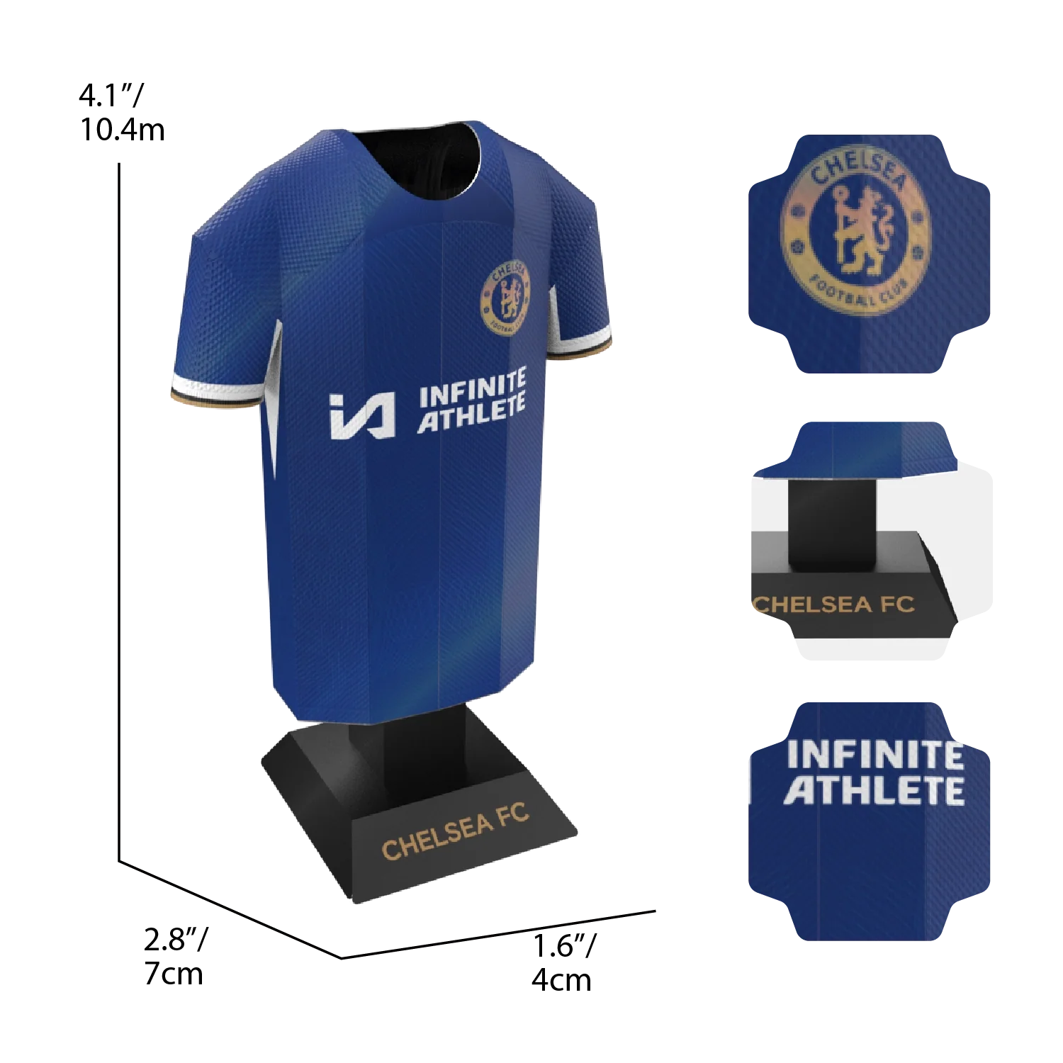 Chelsea FC - Metal Home Shirt 2023-24 - Model Kit - Medaid International