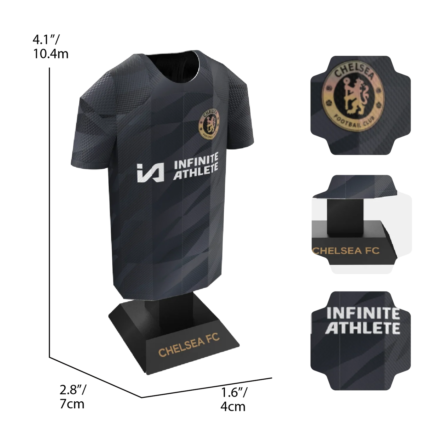 Chelsea FC - Metal Goalkeeper Shirt 2023-24 - Model Kit - Medaid International