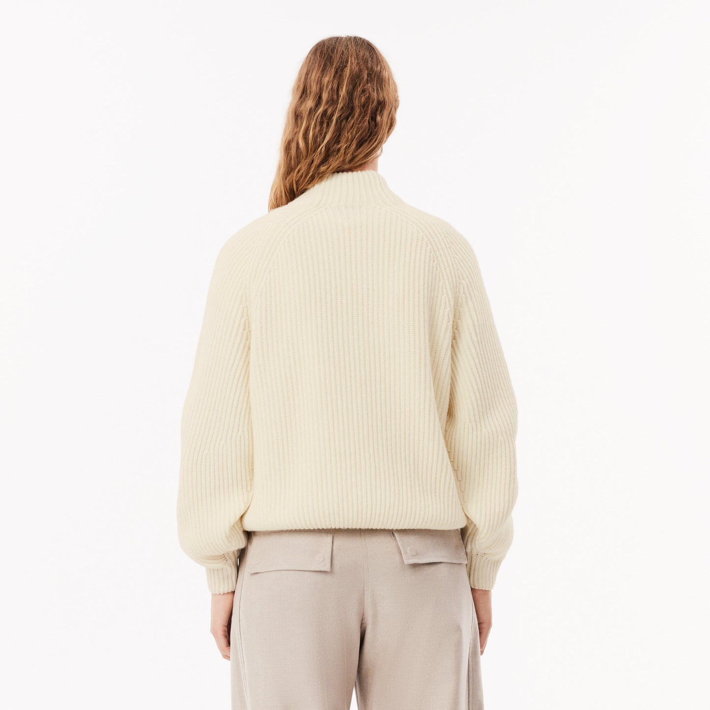 buy-zip-neck-pearl-rib-wool-sweater-af2528-70v-lebanon - Medaid