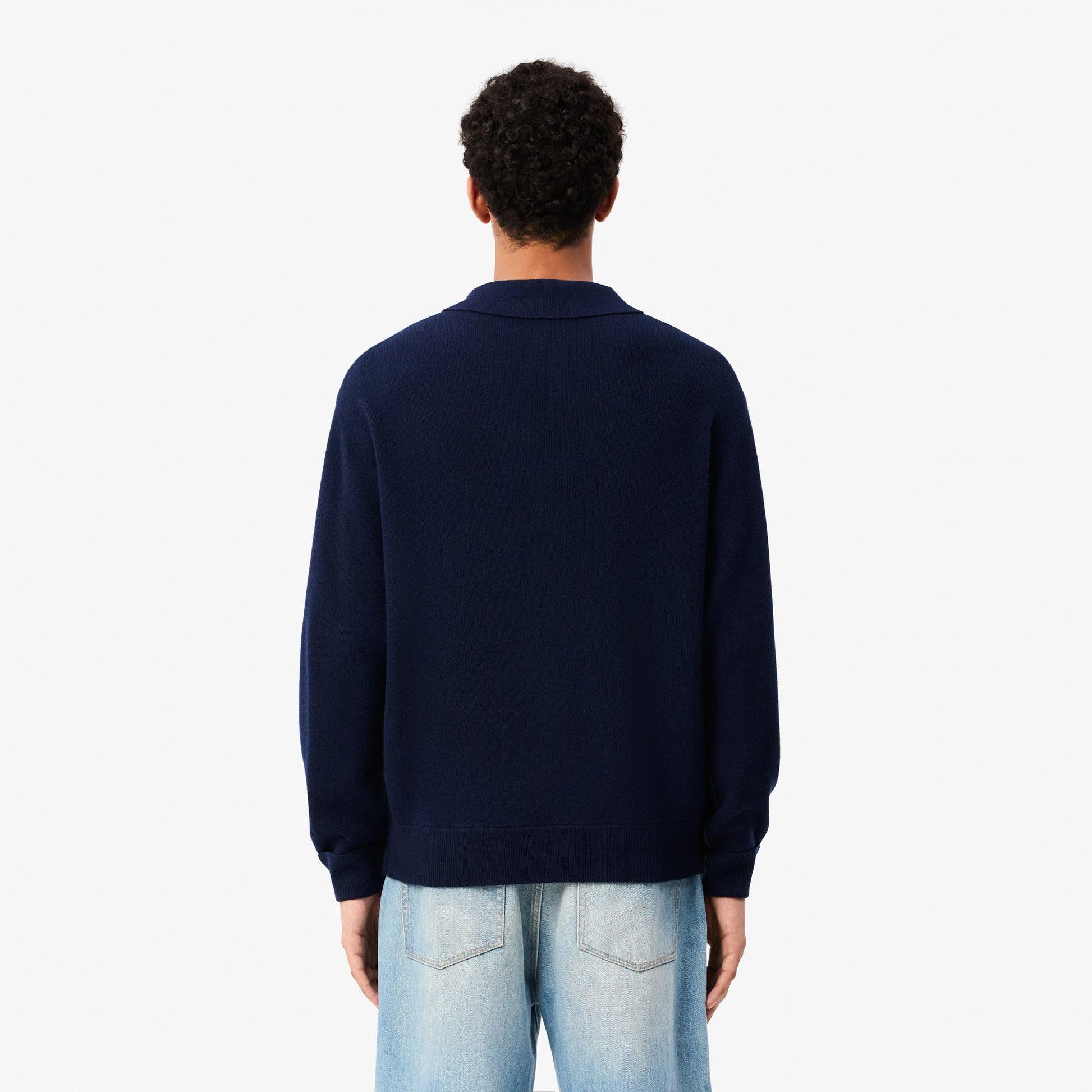 buy-relaxed-fit-carded-wool-polo-sweater-ah0582-166-lebanon - Medaid