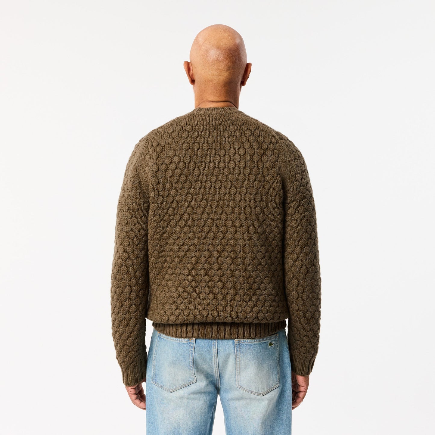 buy-thick-carded-wool-crew-neck-sweater-ah3223-bmy-lebanon - Medaid
