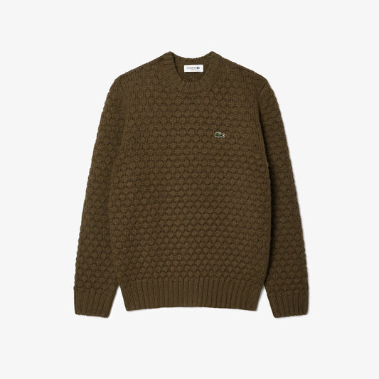 buy-thick-carded-wool-crew-neck-sweater-ah3223-bmy-lebanon - Medaid