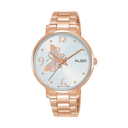 buy-alba-fashion-white-dial-rose-gold-brac-ah8602x1-lebanon - Medaid International