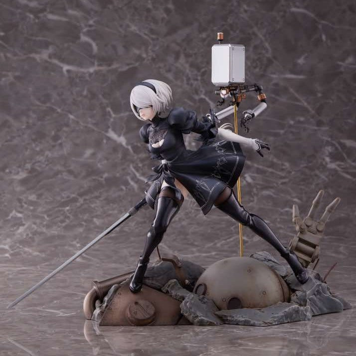 NieR : Automata Ver1. 1a 2B (Deluxe Ver.) (re-run) 1/7 Scale Figure By Aniplex - Medaid International