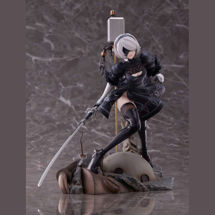 NieR : Automata Ver1. 1a 2B (Deluxe Ver.) (re-run) 1/7 Scale Figure By Aniplex - Medaid International