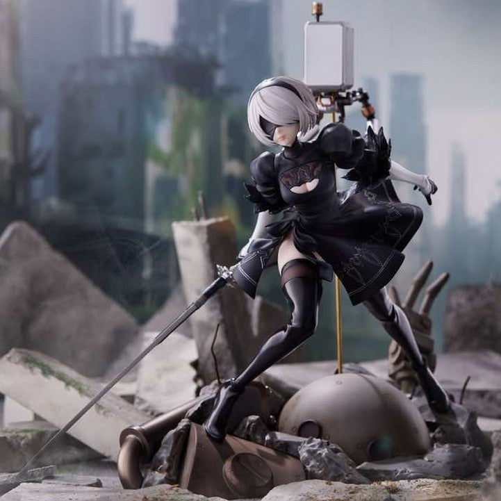 NieR : Automata Ver1. 1a 2B (Deluxe Ver.) (re-run) 1/7 Scale Figure By Aniplex - Medaid International