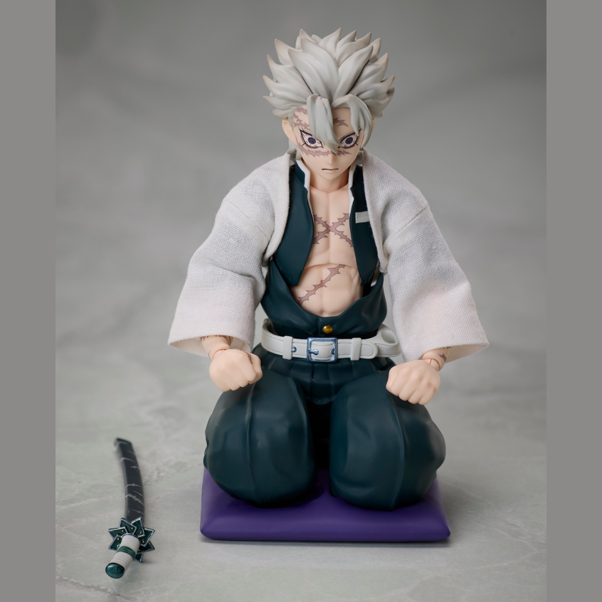 Demon Slayer: Kimetsu no Yaiba BUZZmod. Sanemi Shinazugawa 1/12 Scale Action Figure By Aniplex - Medaid International