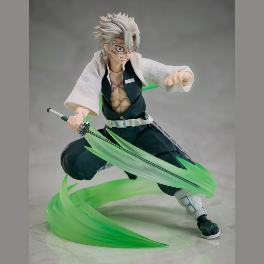 Demon Slayer: Kimetsu no Yaiba BUZZmod. Sanemi Shinazugawa 1/12 Scale Action Figure By Aniplex - Medaid International