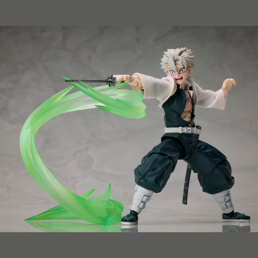 Demon Slayer: Kimetsu no Yaiba BUZZmod. Sanemi Shinazugawa 1/12 Scale Action Figure By Aniplex - Medaid International
