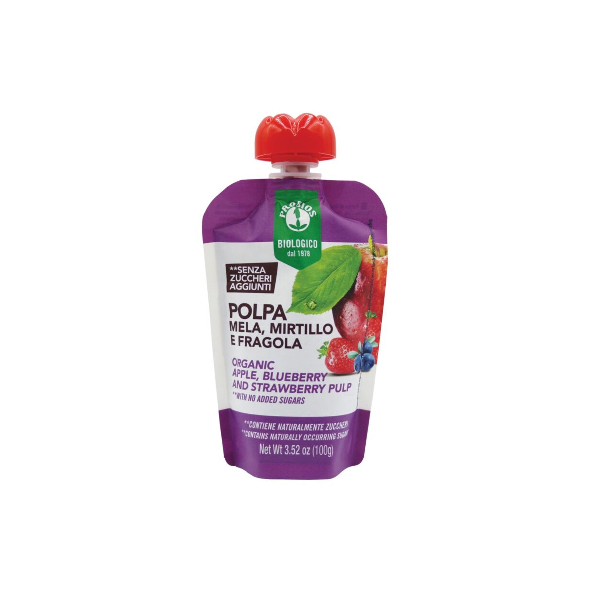 PROBIOS ORGANIC APPLE, BLUEBERRY & STRAWBERRY PUREE - Medaid International