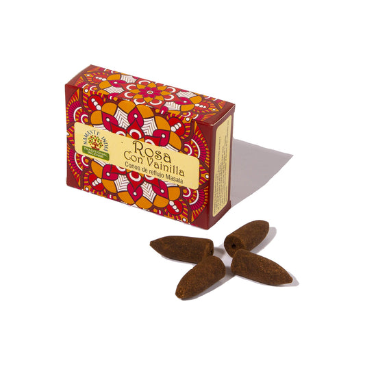 AROMA BACK FLOW CONES - ROSE WITH VAINILLA - Medaid International