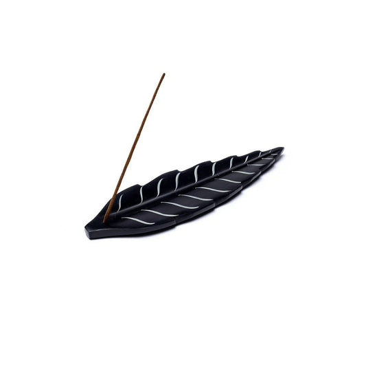 AROMA LEAF SOAPSTONE INCENSE HOLDER - Medaid International