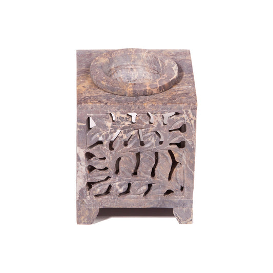 AROMA STONE CANDLE OIL BURNER - SQUARE - Medaid International