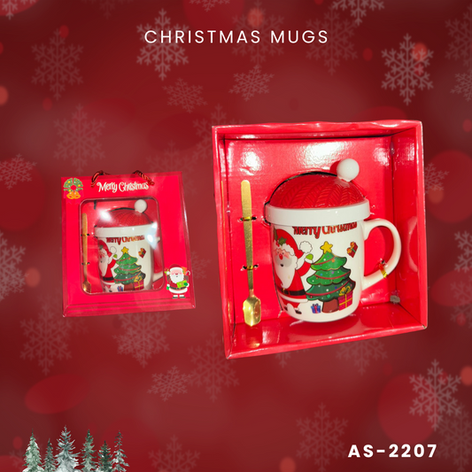 Christmas mug with free spoon 2206-2207 - Medaid International