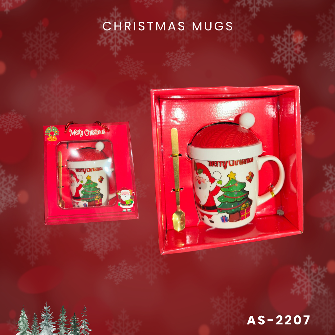 Christmas mug with free spoon 2206-2207 - Medaid International