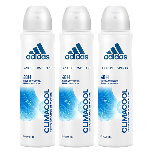 Adidas Climacool 48H Anti-Perspirant Spray Deodorant For Her - Pack Of 3 - Medaid