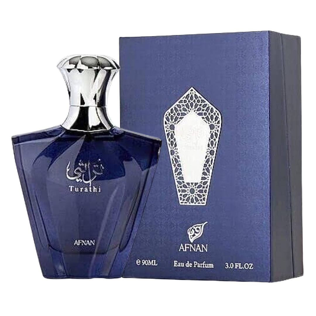 Afnan Turathi Blue Eau De Parfum Pour Homme - 90ml - Medaid