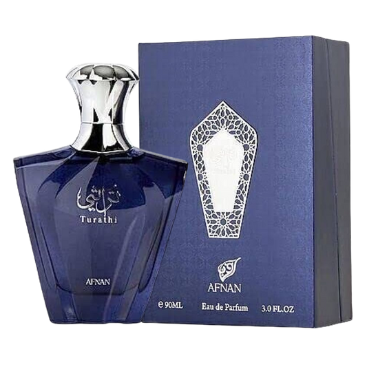 Afnan Turathi Blue Eau De Parfum Pour Homme - 90ml - Medaid