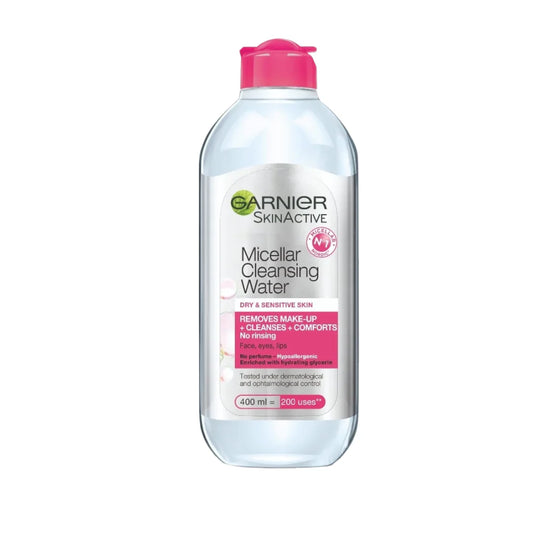 Garnier micellar water for dry and sensitive skin 400ml - Medaid