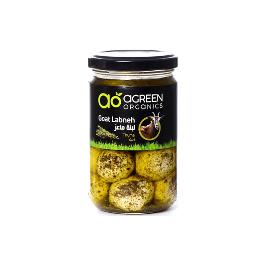 AGREEN ORGANICS GOAT LABNEH MKAAZALE WITH THYME - Medaid International