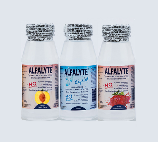 Alfalyte Variety Pack: Peach + Crystal + Strawberry - Medaid - Lebanon