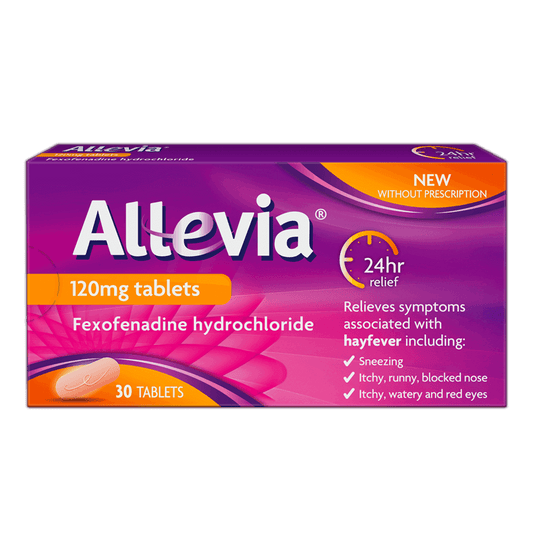 Allevia - Fexofenadine 120mg 30 Tablets - Medaid International