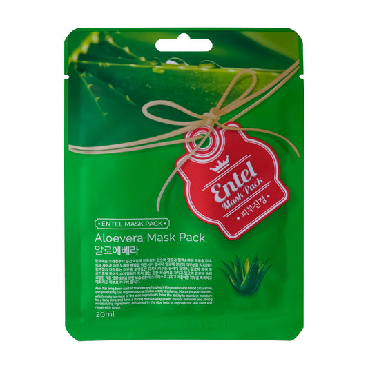 Entel Aloe Vera Face Mask Pack - Medaid