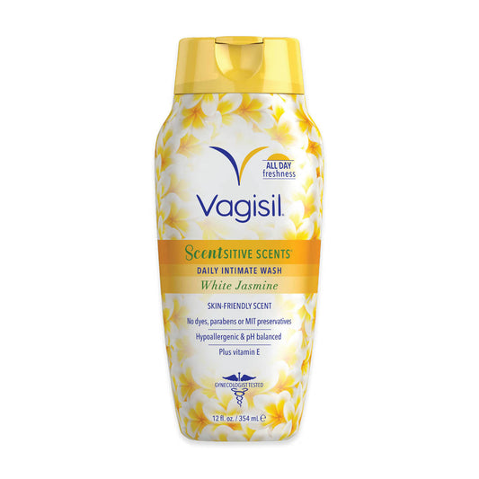 Vagisil Intimate Wash White Jasmine 354 ML - Medaid - Lebanon