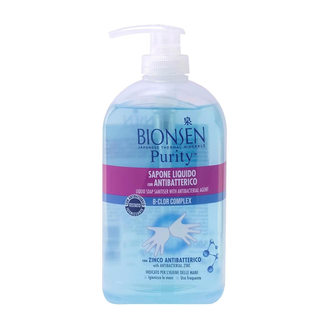 Biosen Purity Antibacterial Liquid Soap 500ML - Medaid