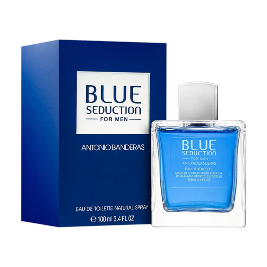 Antonio Banderas Blue Seduction Eau De Toilette Pour Homme - 100ml - Medaid