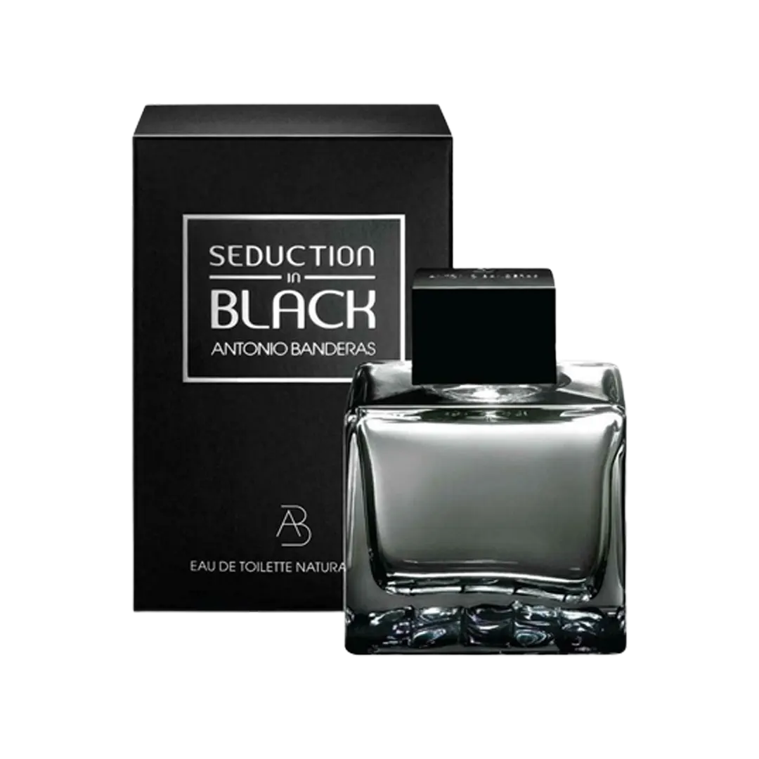 Antonio Banderas Seduction In Black Eau De Toilette Pour Homme - 100ml - Medaid