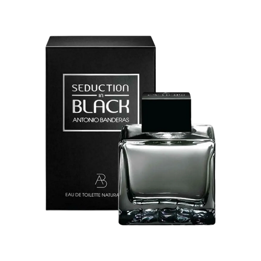 Antonio Banderas Seduction In Black Eau De Toilette Pour Homme - 100ml - Medaid