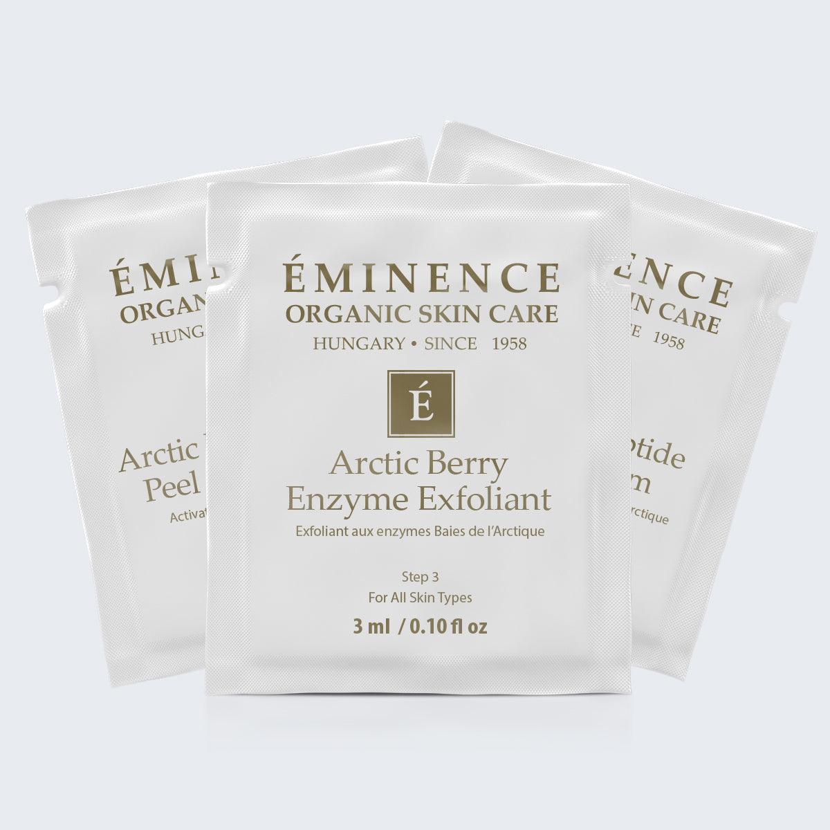 Arctic Berry Illuminating System Card Sample  (including all 3 Steps) - Medaid