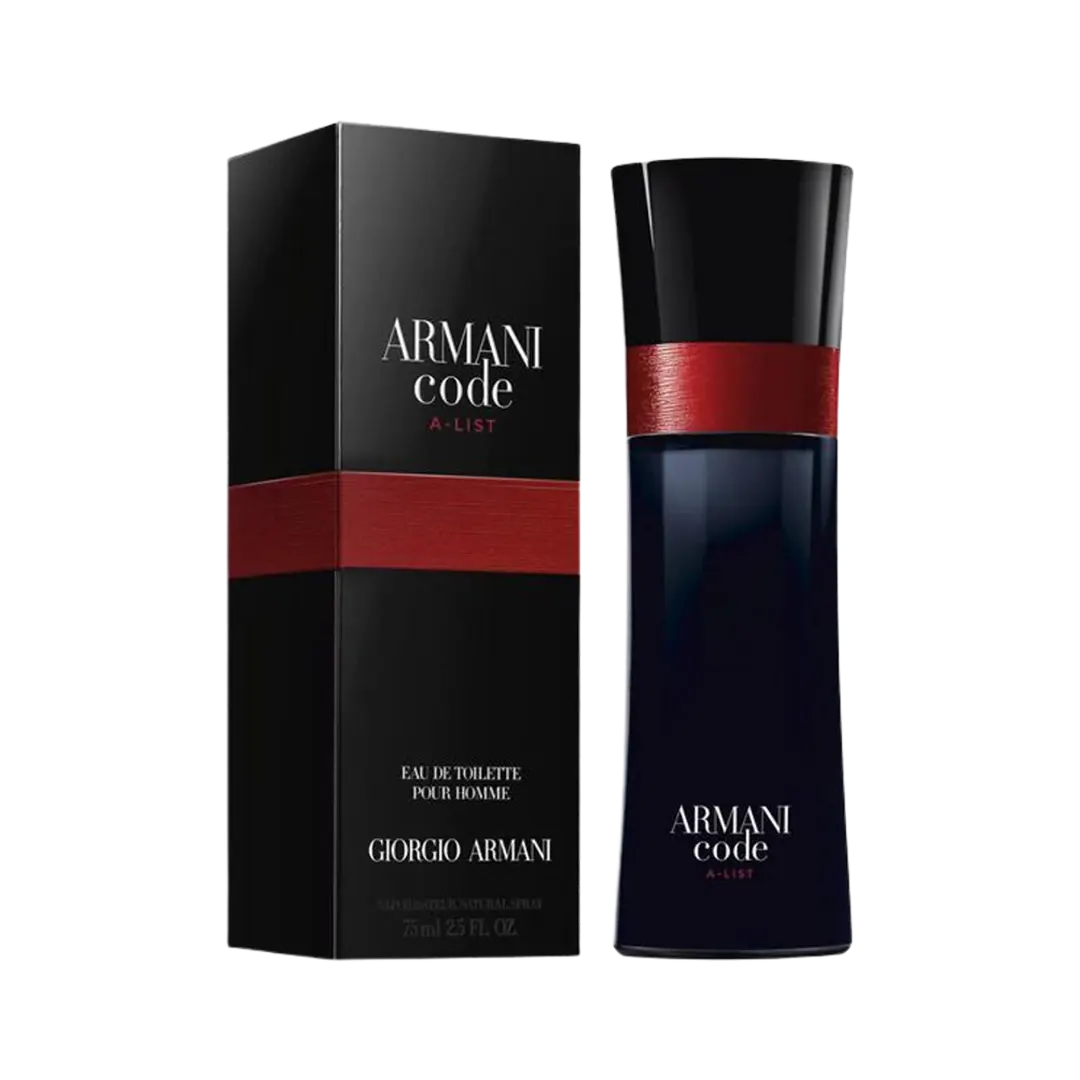 Armani code A-List Eau De Toilette Pour Homme - 75ml - Medaid