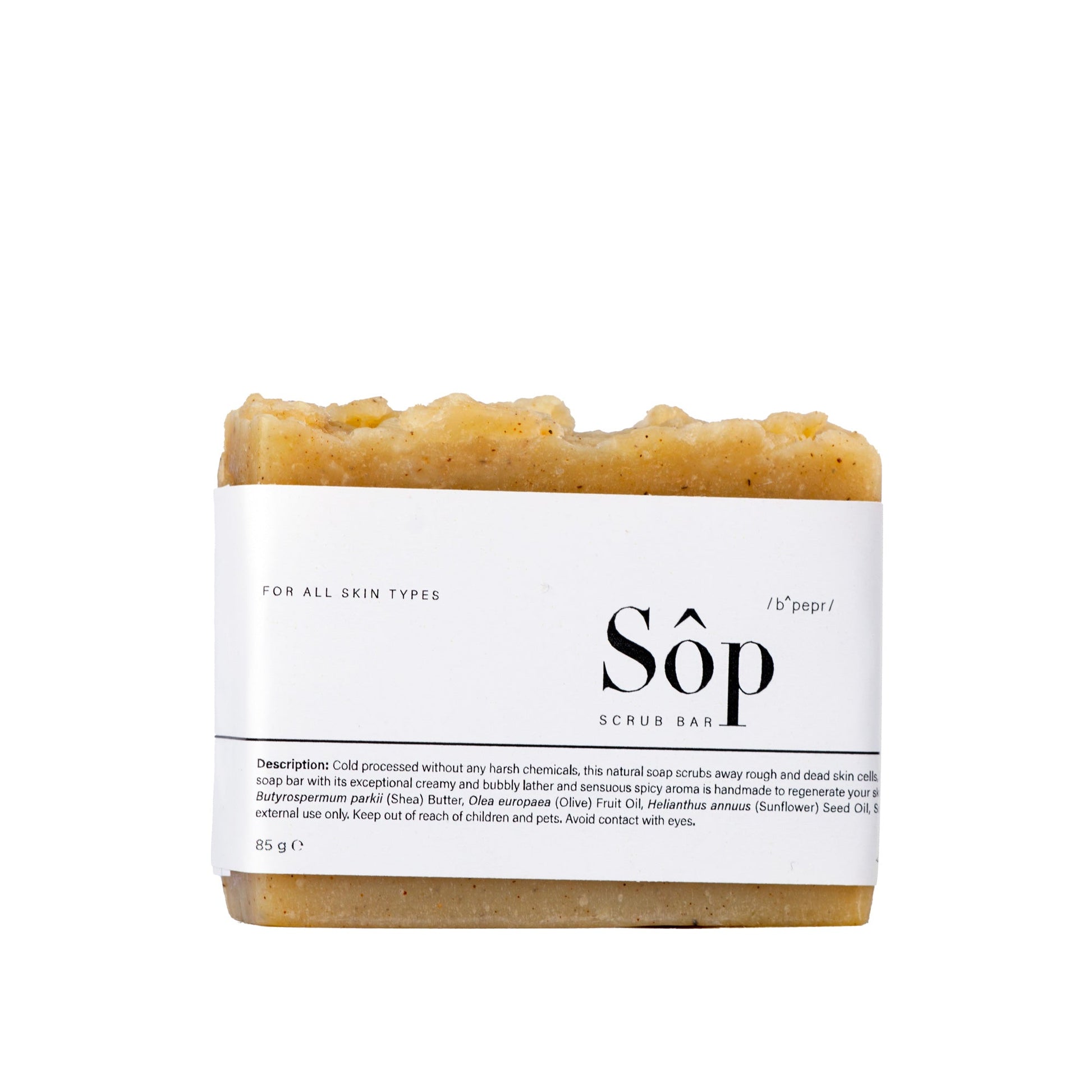 Sôp Black Pepper Scrub Bar - Medaid