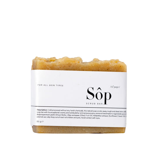 Sôp Black Pepper Scrub Bar - Medaid