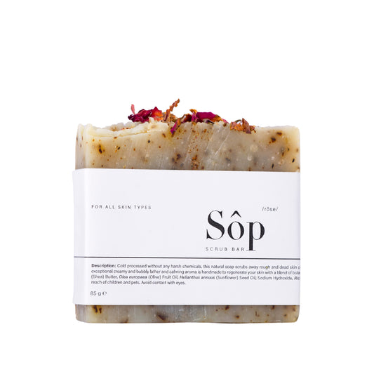 Sôp Rose Scrub Bar - Medaid