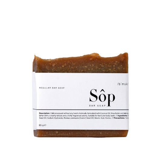 Sôp Scented Soap Bar Black Musk - Medaid International