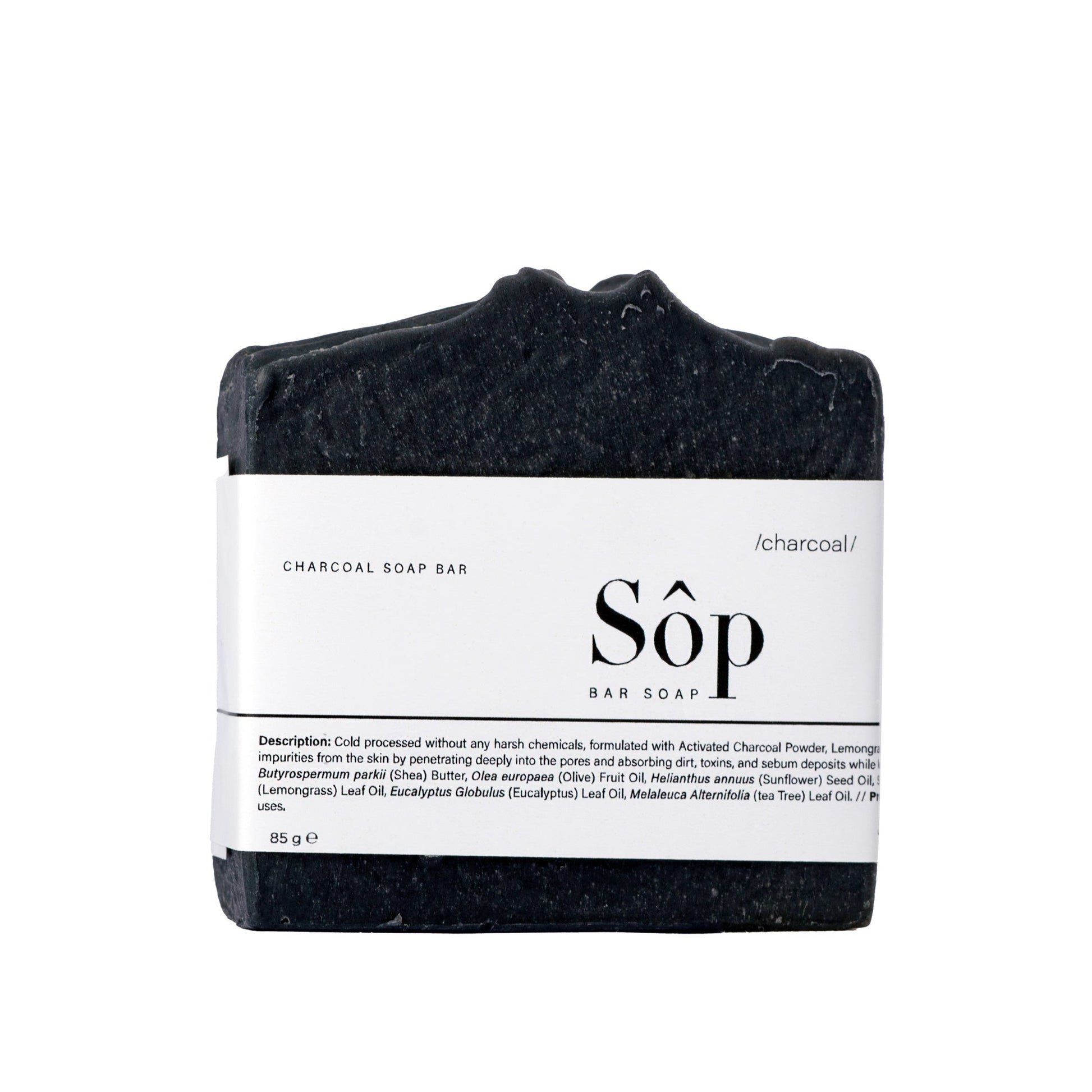 Sôp Charcoal Face Soap Bar - Medaid International