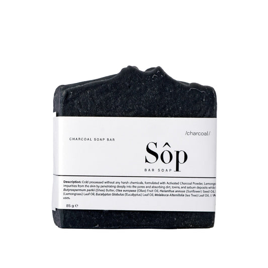 Sôp Charcoal Face Soap Bar - Medaid International